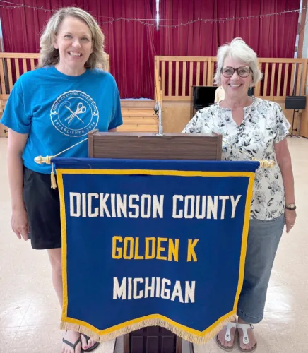 Senior Crafting Connection co-founder presents program to Golden K